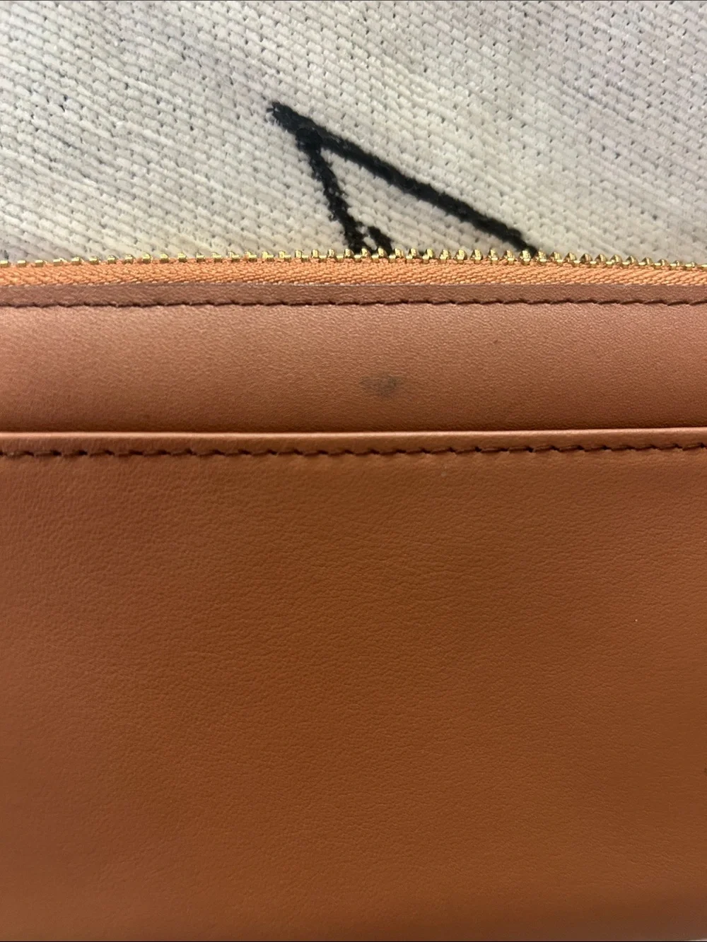kate spade Brown Zip-Around Leather Wallet